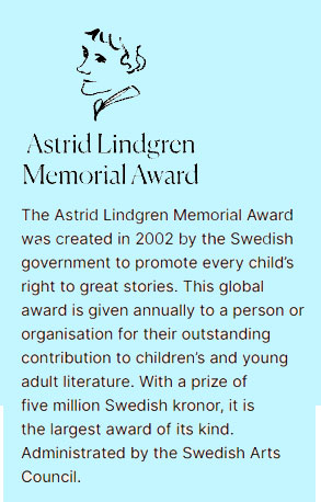 Nikki Grimes Astrid Lindgren Memorial Award nomination