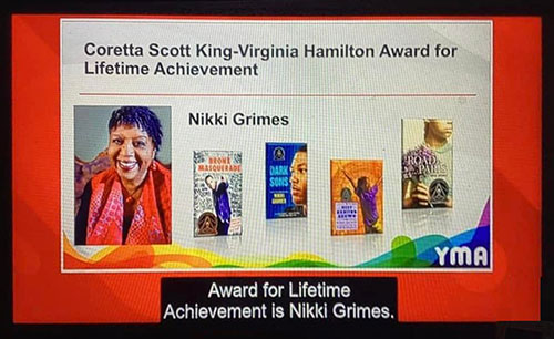 Nikki Grimes Virginia Hamilton Lifetime Achievement Award